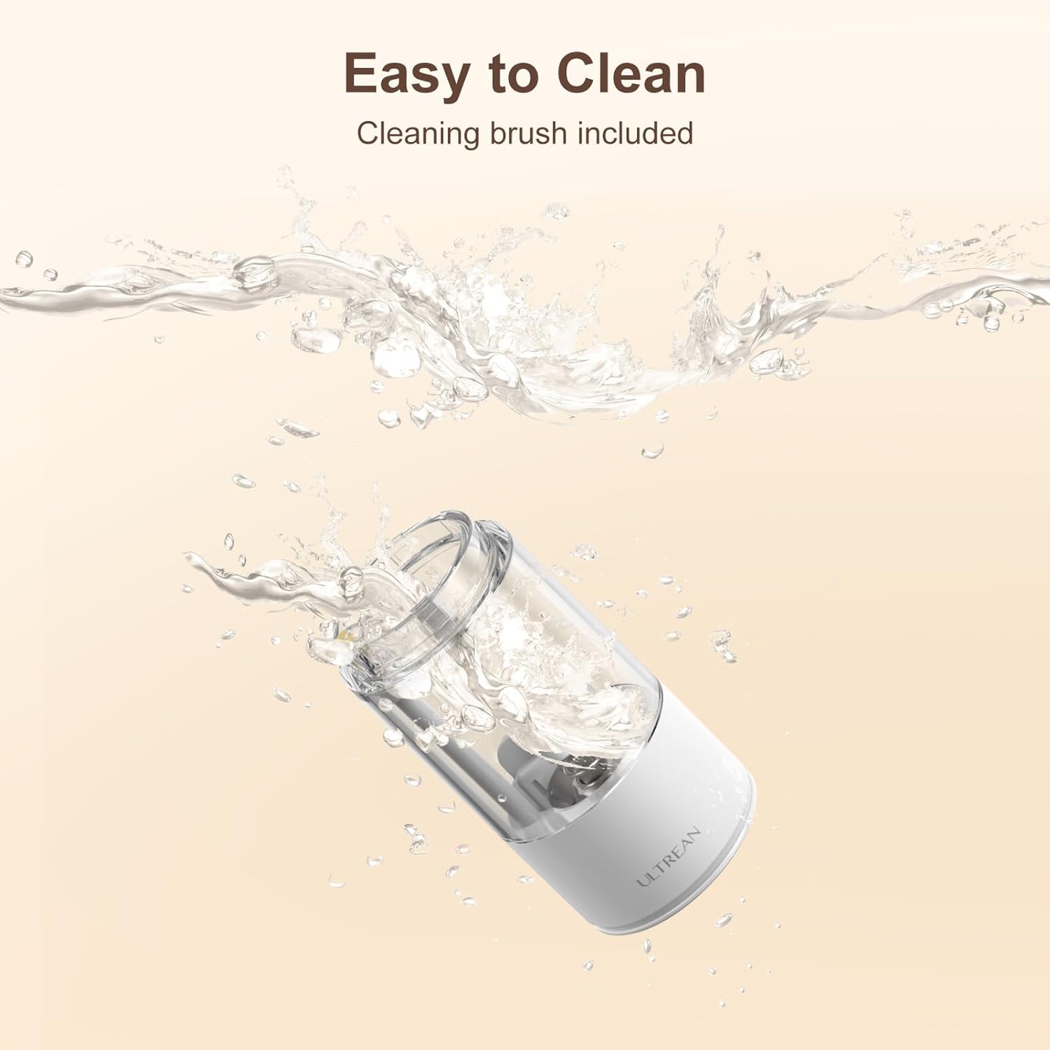 Ultrean 2-Pack Electric Salt Pepper Grinder Set White