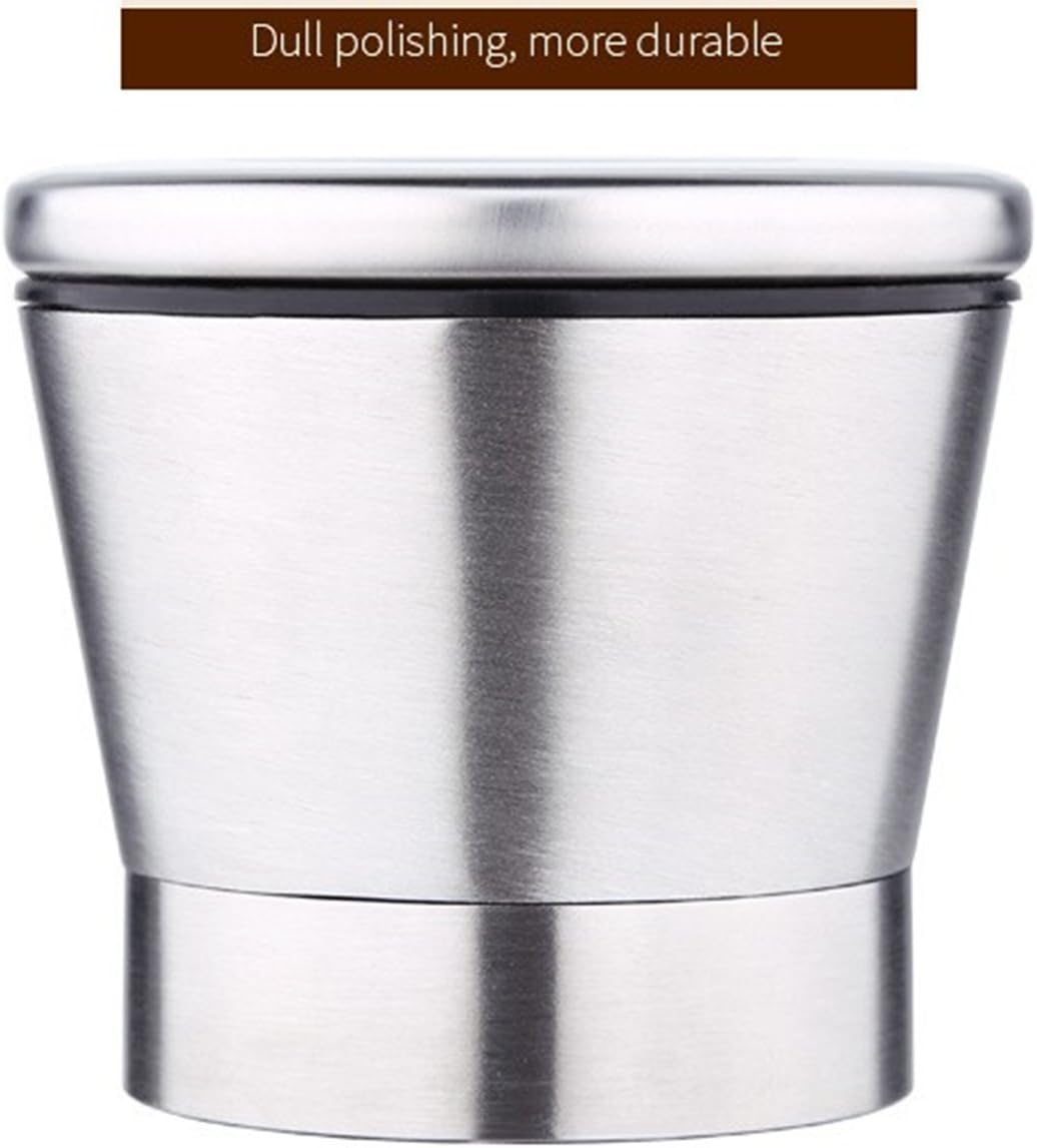BlueSnail Stainless Steel Manual Salt Pepper Grinder Glass Cone Silver