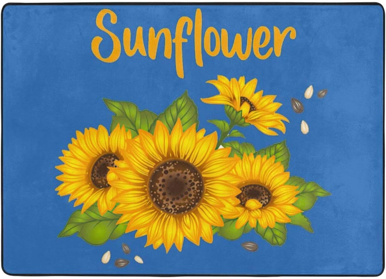 Sunflower Non-Slip Floor Mat - Home Kitchen