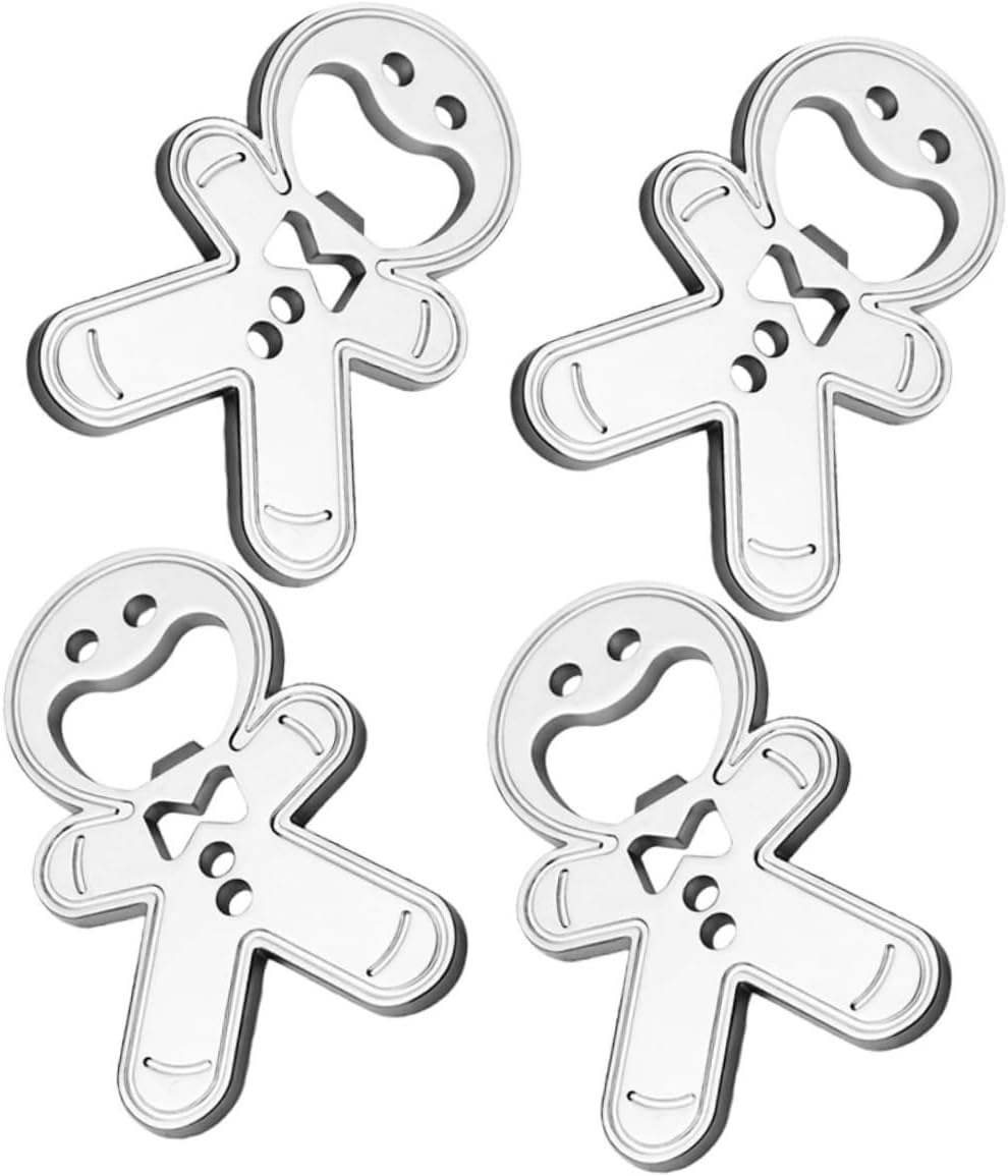 Zerodeko 4pcs Zinc Alloy Bottle Opener Set