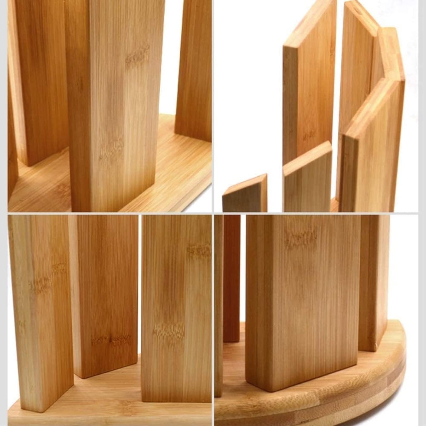 ZAEGO Magnetic Knife Block Wooden Holder