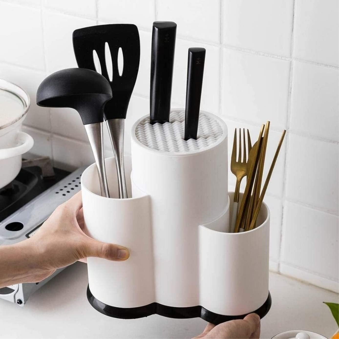 Sturdy Multifunctional Knife Block