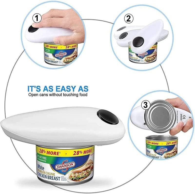 Plug-and-go electric can opener