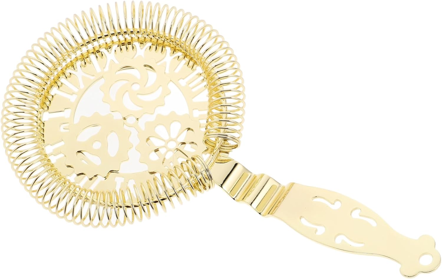 VOSAREA Gold Stainless Steel Cocktail Strainer