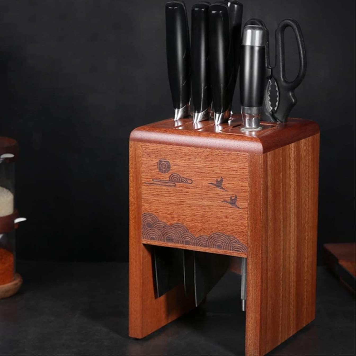Wood Knife Holder