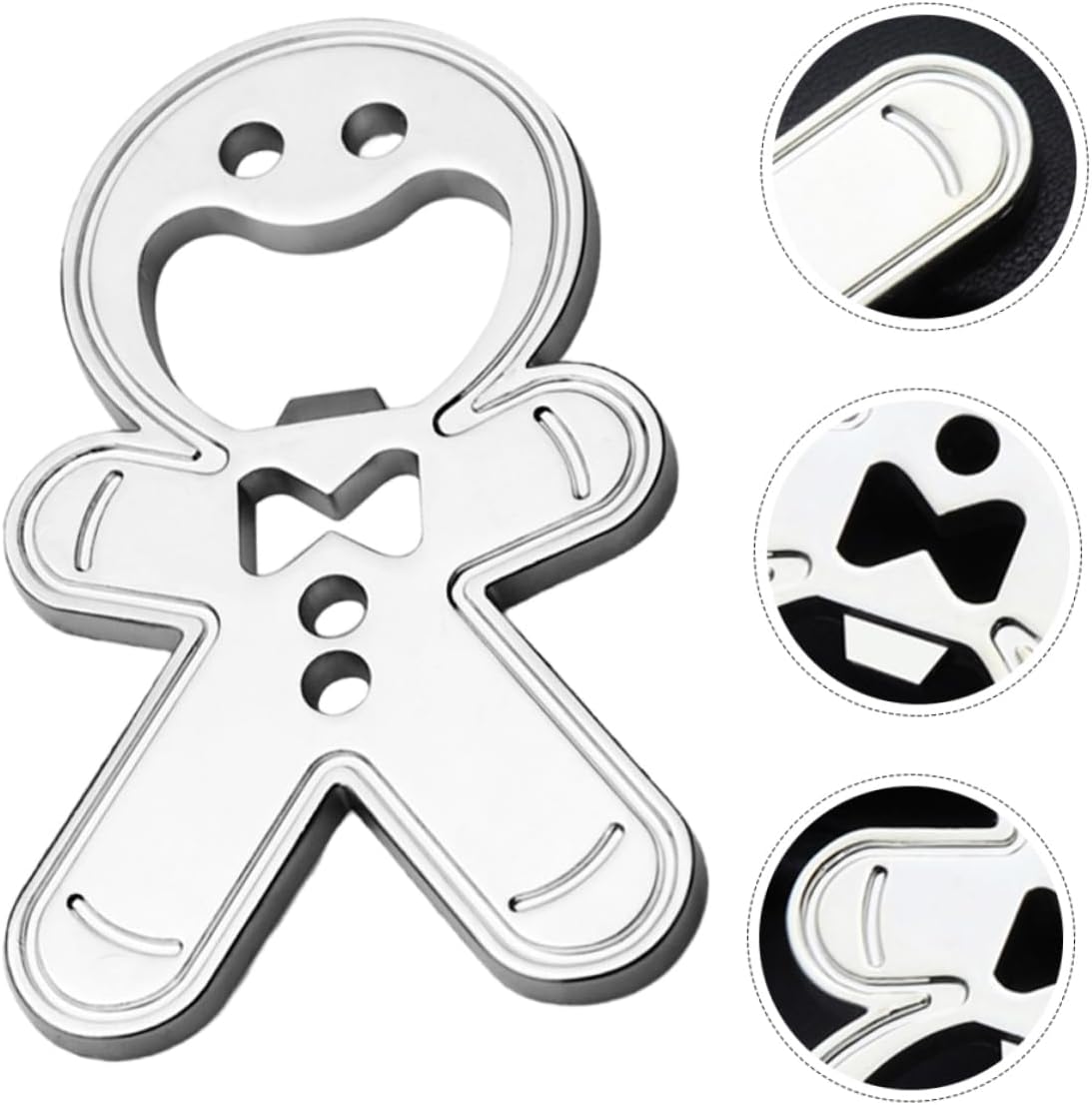 Zerodeko 4pcs Zinc Alloy Bottle Opener Set