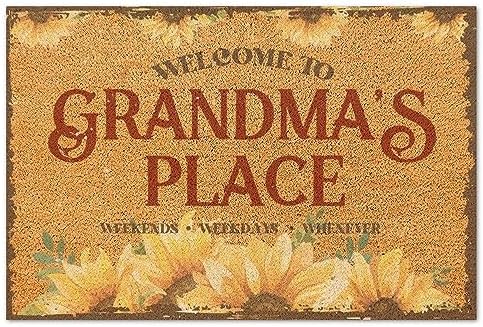 Welcome to Grandmas Place Coir Fiber Entry Mat
