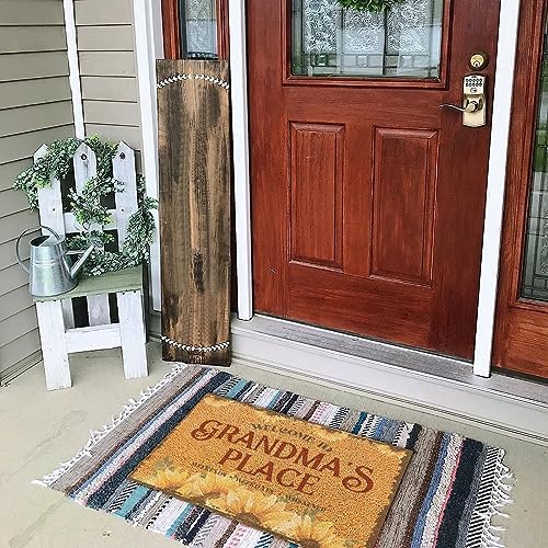 Welcome to Grandmas Place Coir Fiber Entry Mat