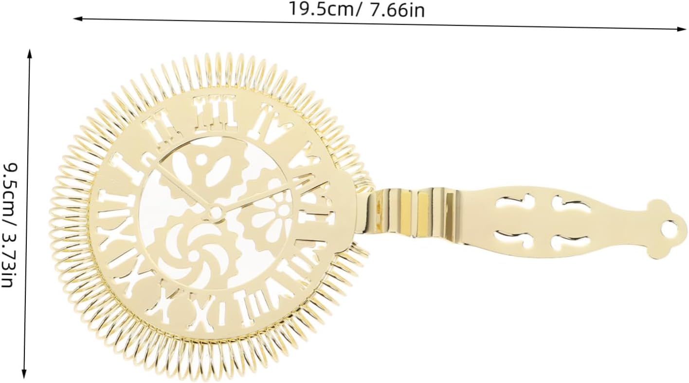 VOSAREA Gold Stainless Steel Cocktail Strainer