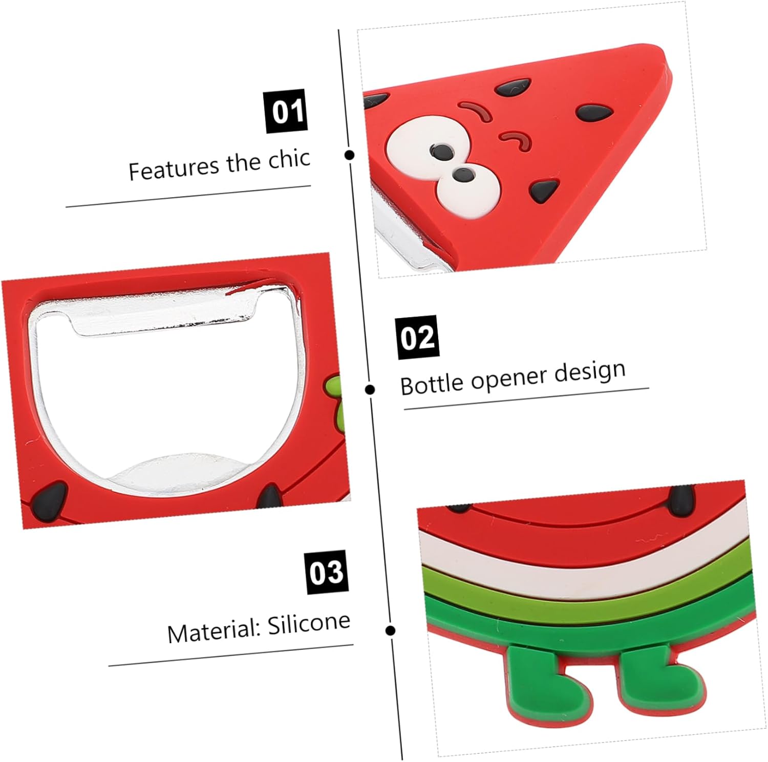 Zerodeko 2-Piece Magnetic Can Opener