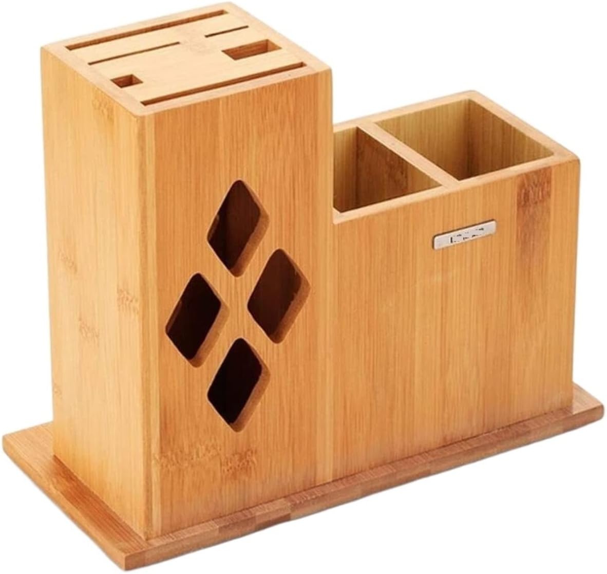 Bamboo Kitchen Knife Holder Storage Organizer