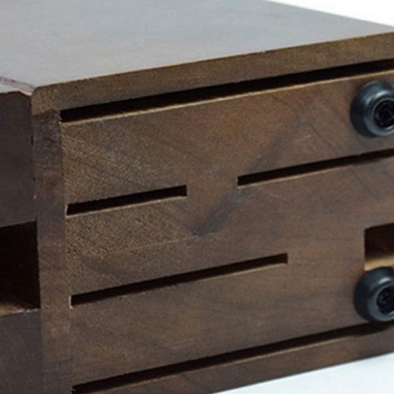 High-Quality Walnut Kitchen Knife Holder Durable Space-Saving Storage Solution