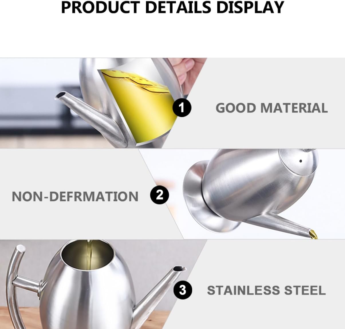 CIYODO 304 Stainless Steel Oil Strainer Pot with Cap