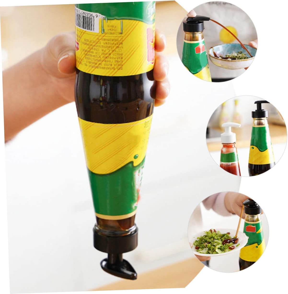 10-Pack Highlighted Oyster Sauce Dispenser Set