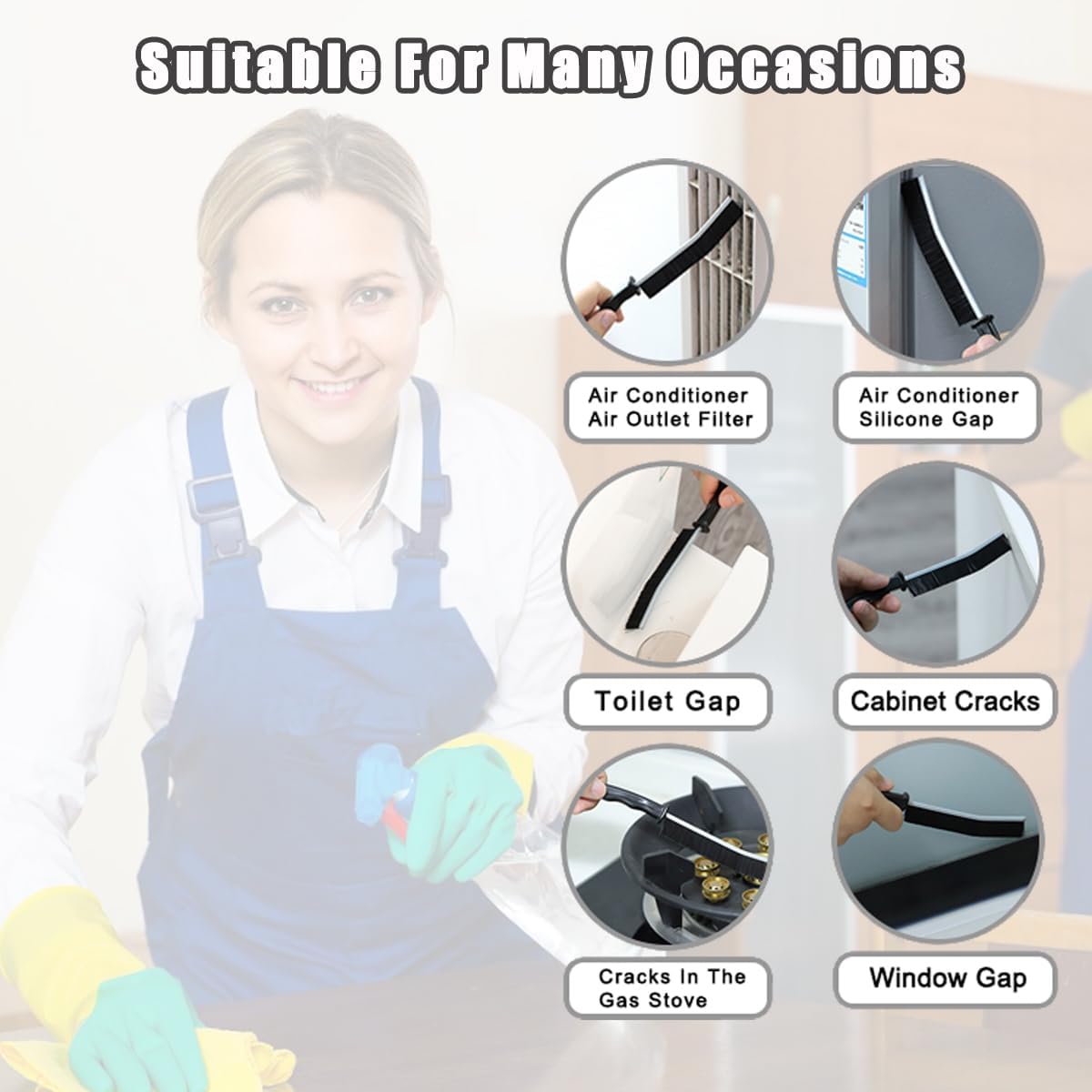 8-Piece Crevice Gap Cleaning Kit