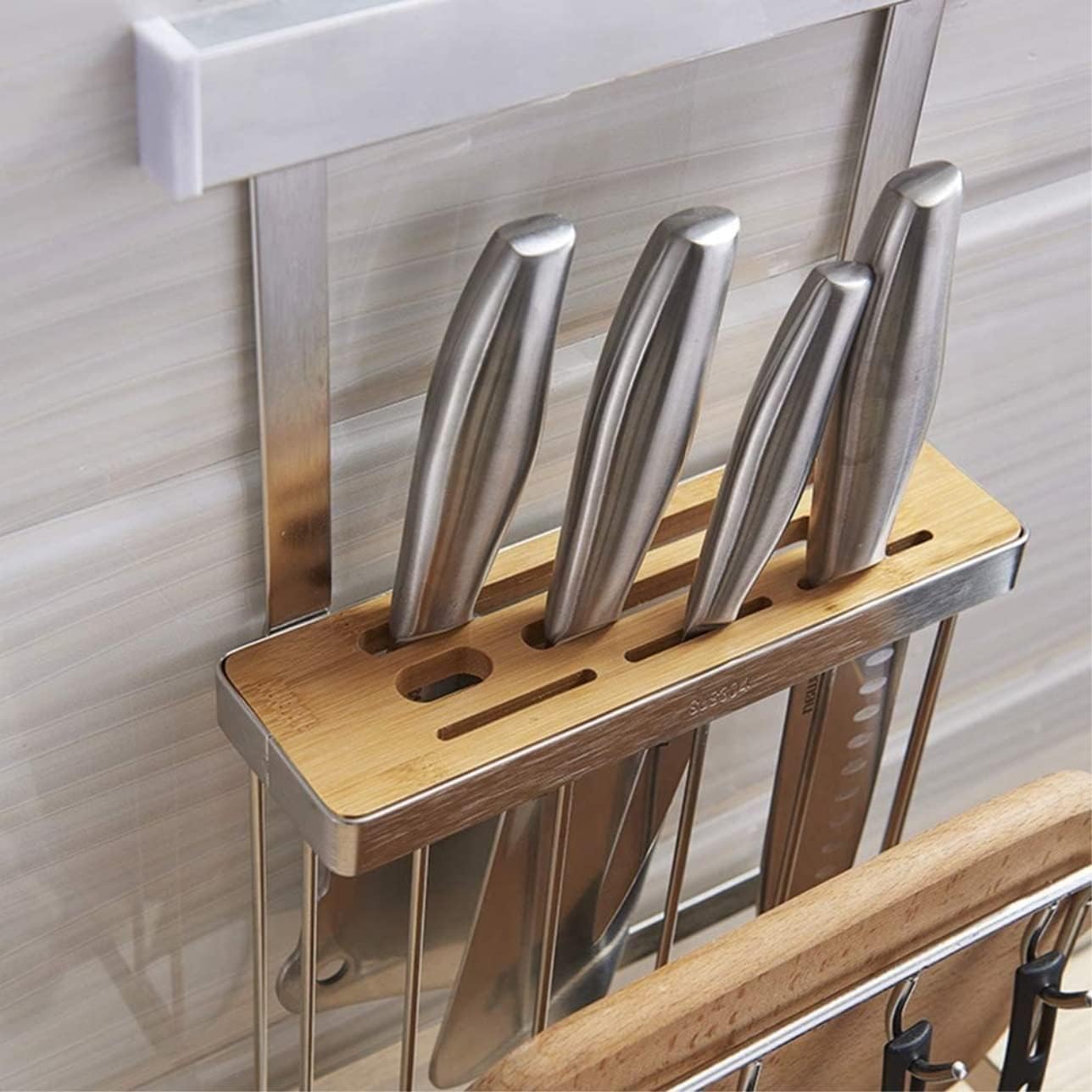 ZAEGO Stainless Steel Wall-Mounted Knife Holder 1