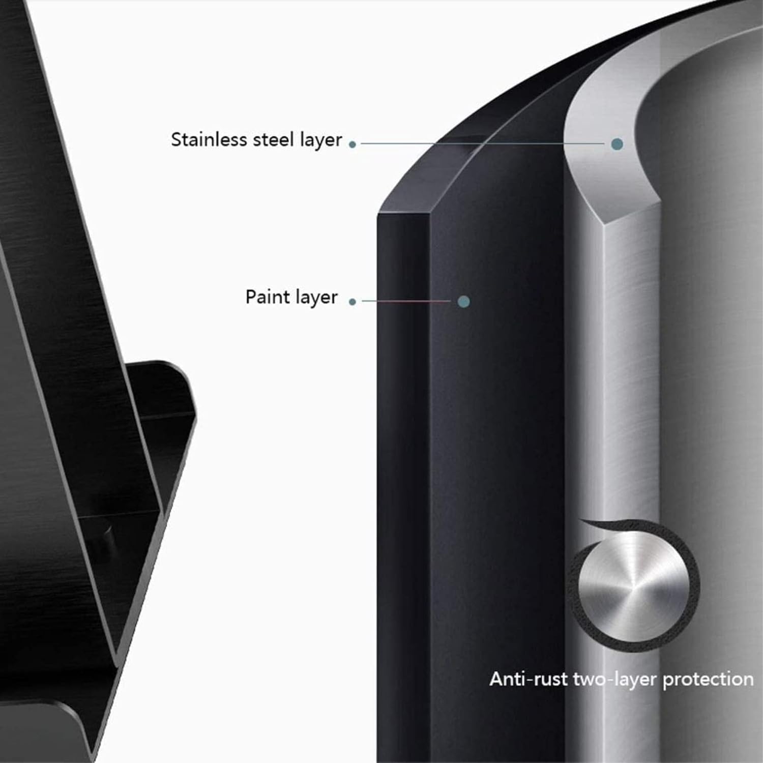 Sturdy stainless steel knife block - Hold all your cooking tools neatly