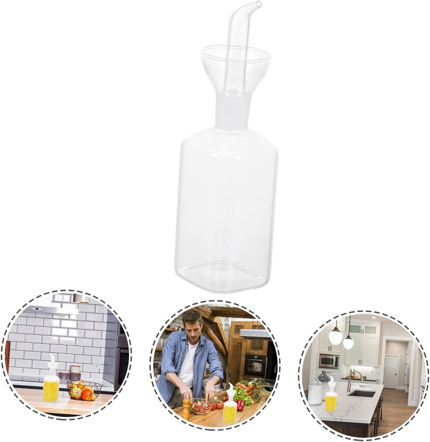 Functionality and Style Cabilock Glass Oil Bottle by Cabilock