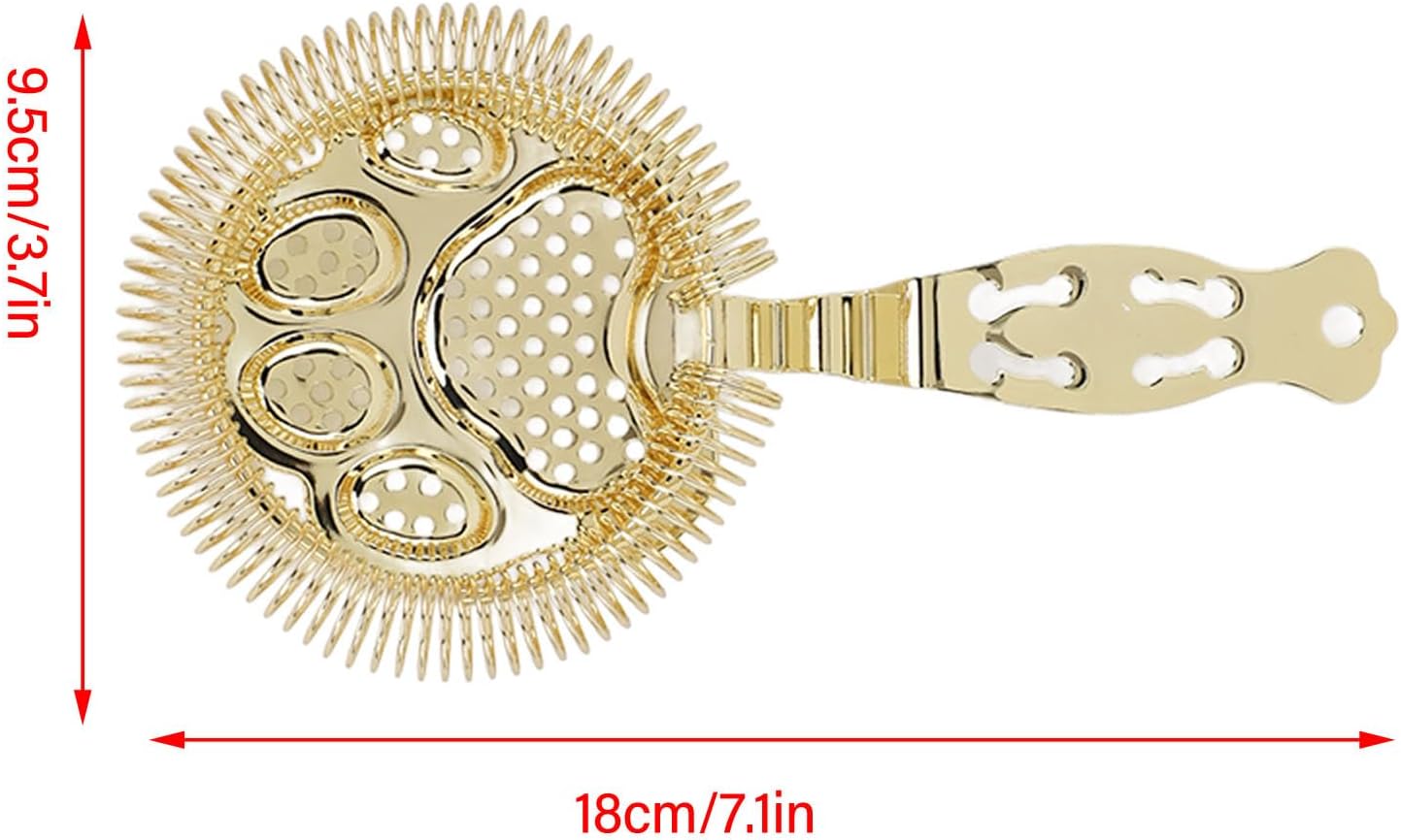 Stainless Steel Bar Strainer Professional Cocktail Tool