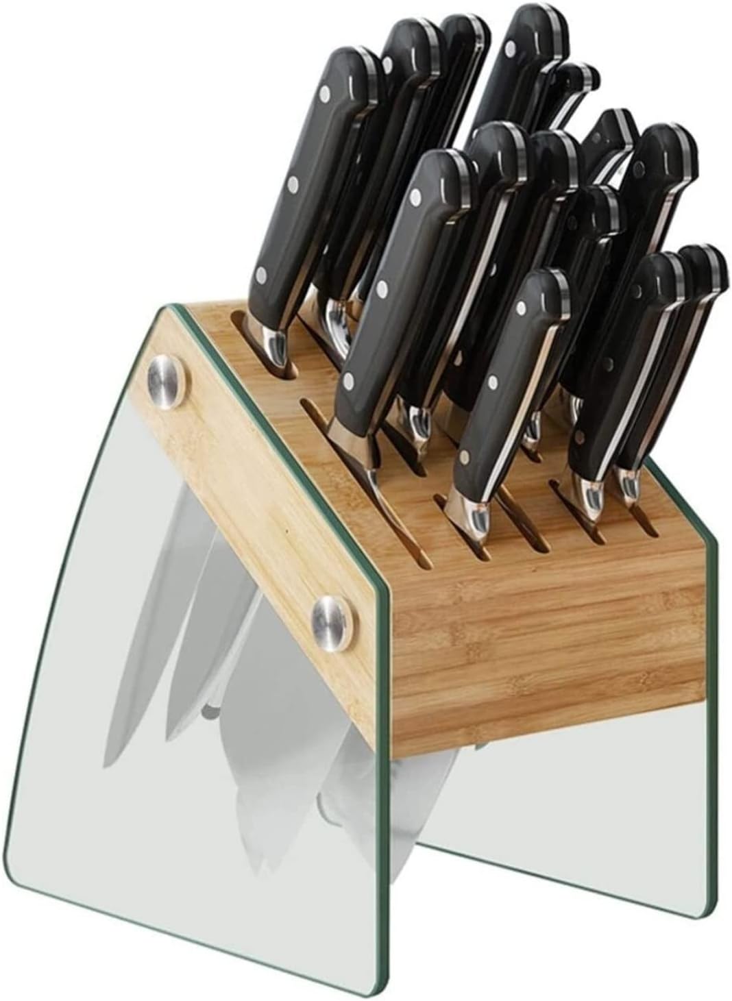 Bamboo Knife Holder Set
