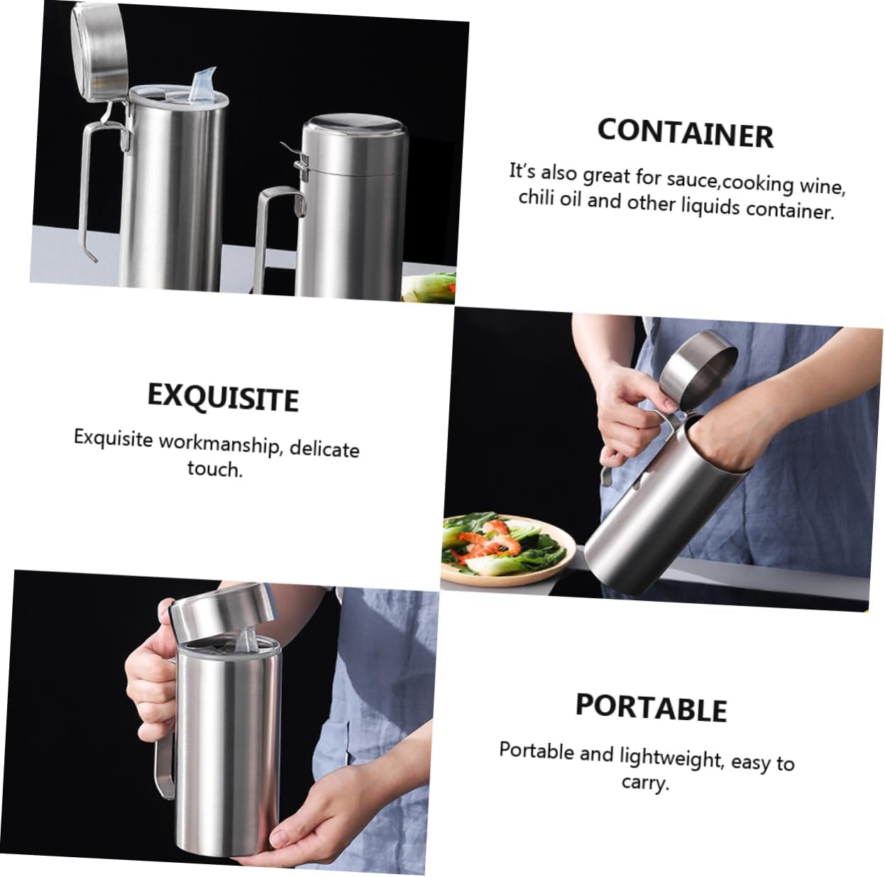 Stainless Steel Oil Dispenser