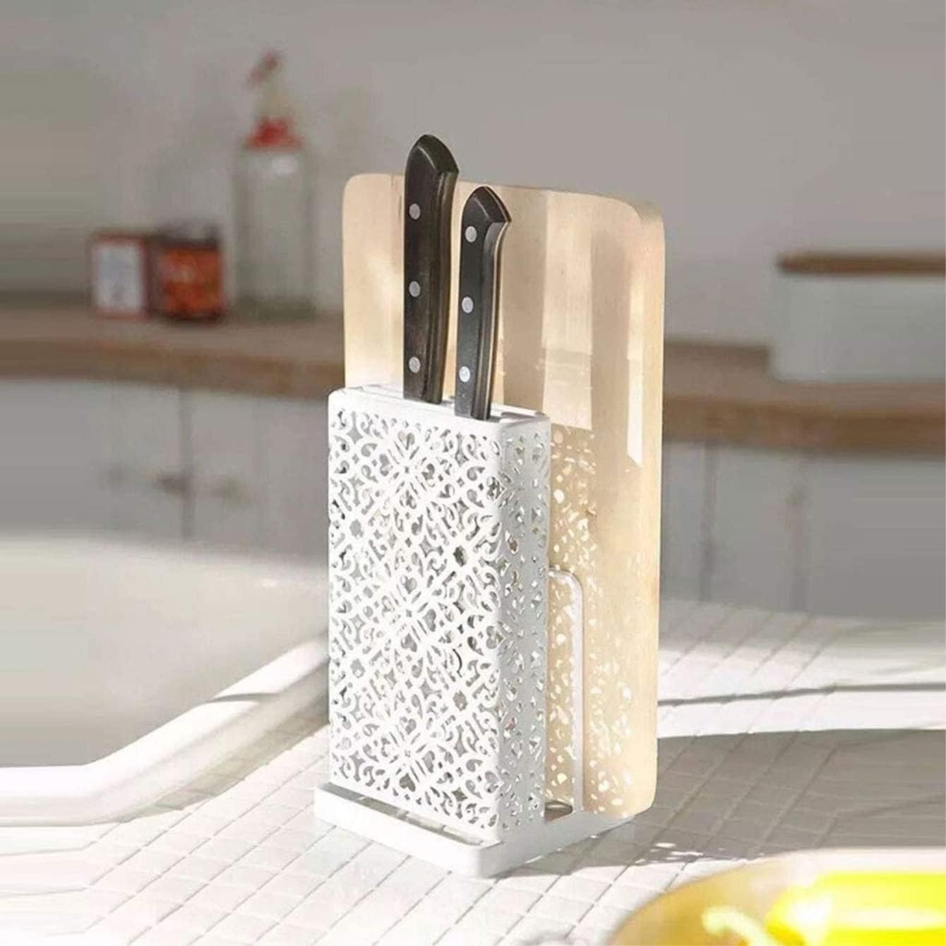 Creative Hollow Out Knife Block for Countertop Storage