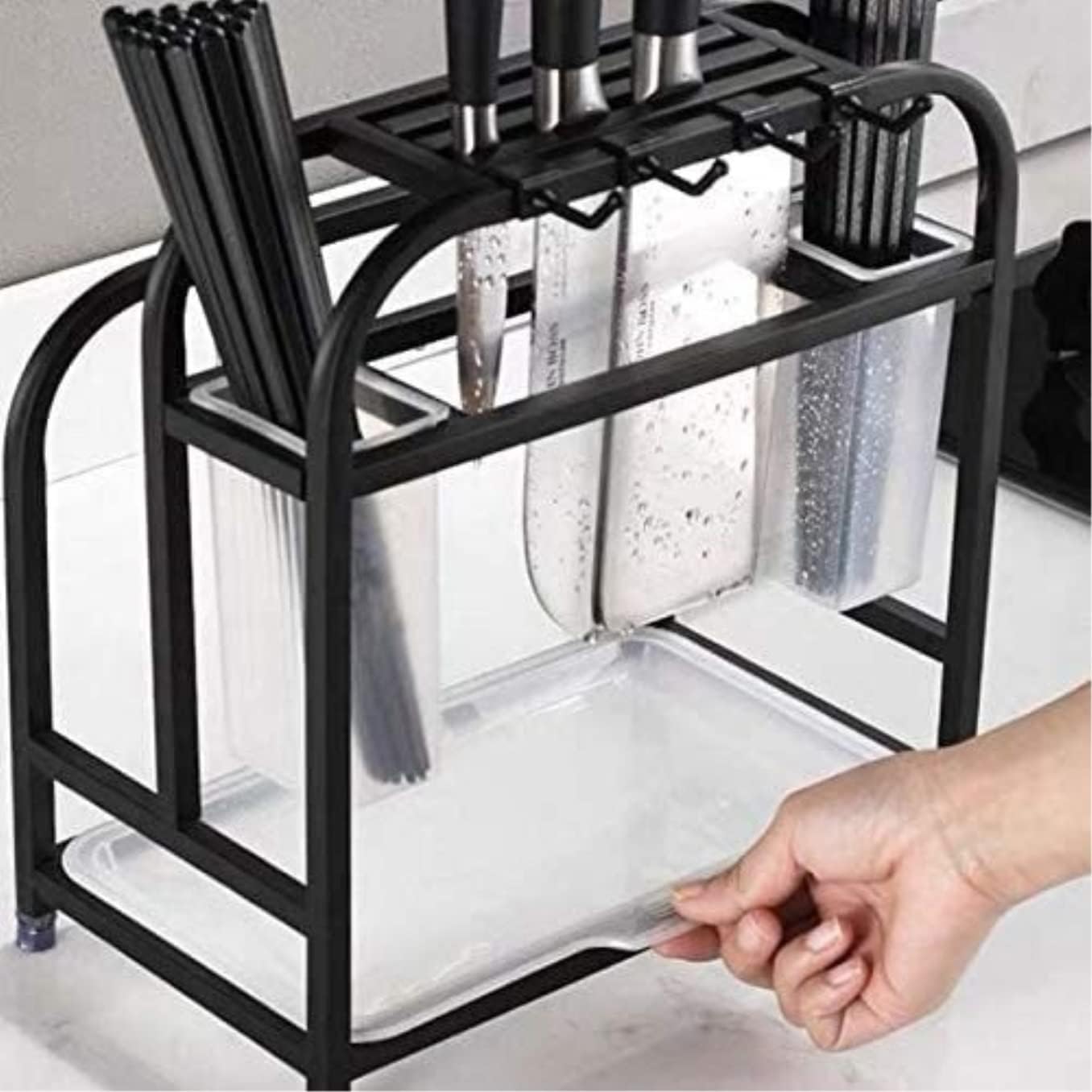 Space-Saving Kitchen Knife Holder for Storing Multiple Knives