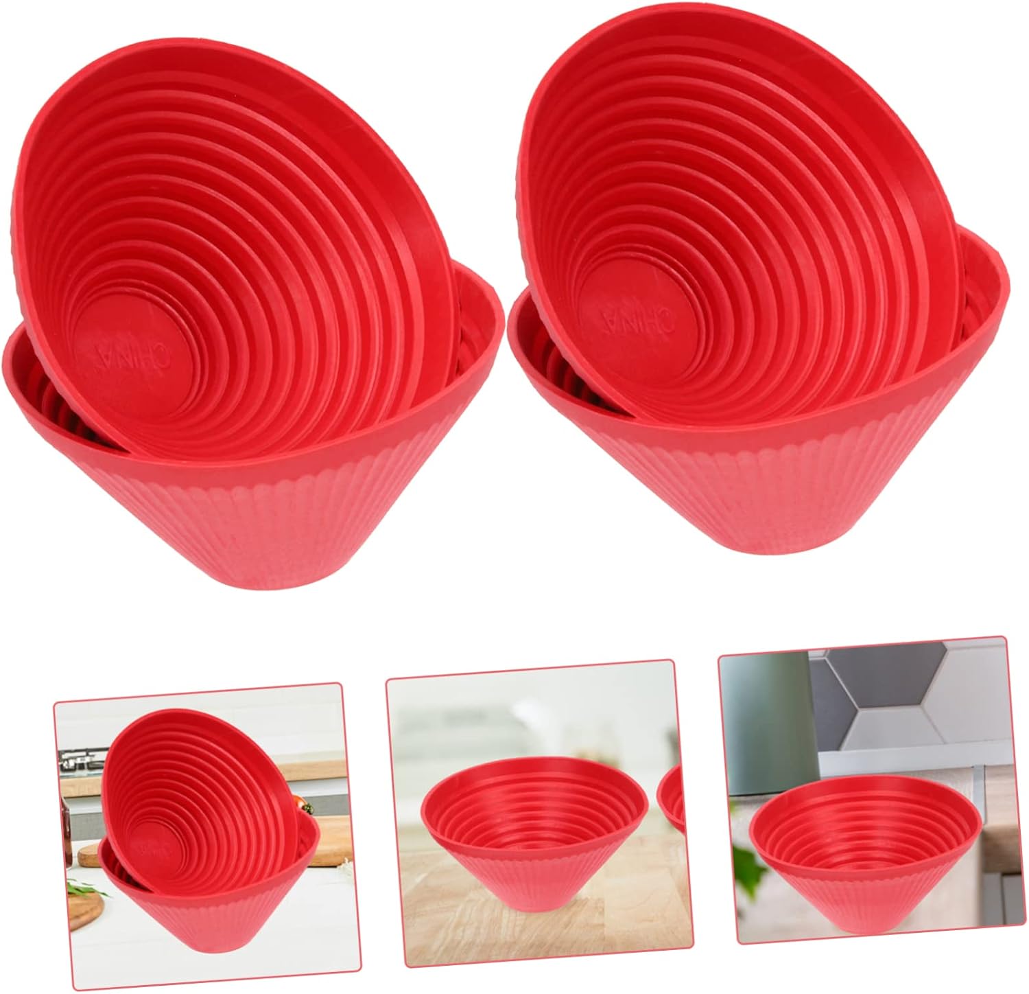 2-Pack of Durable Jar Openers with Heat Resistance Non-Slip Design