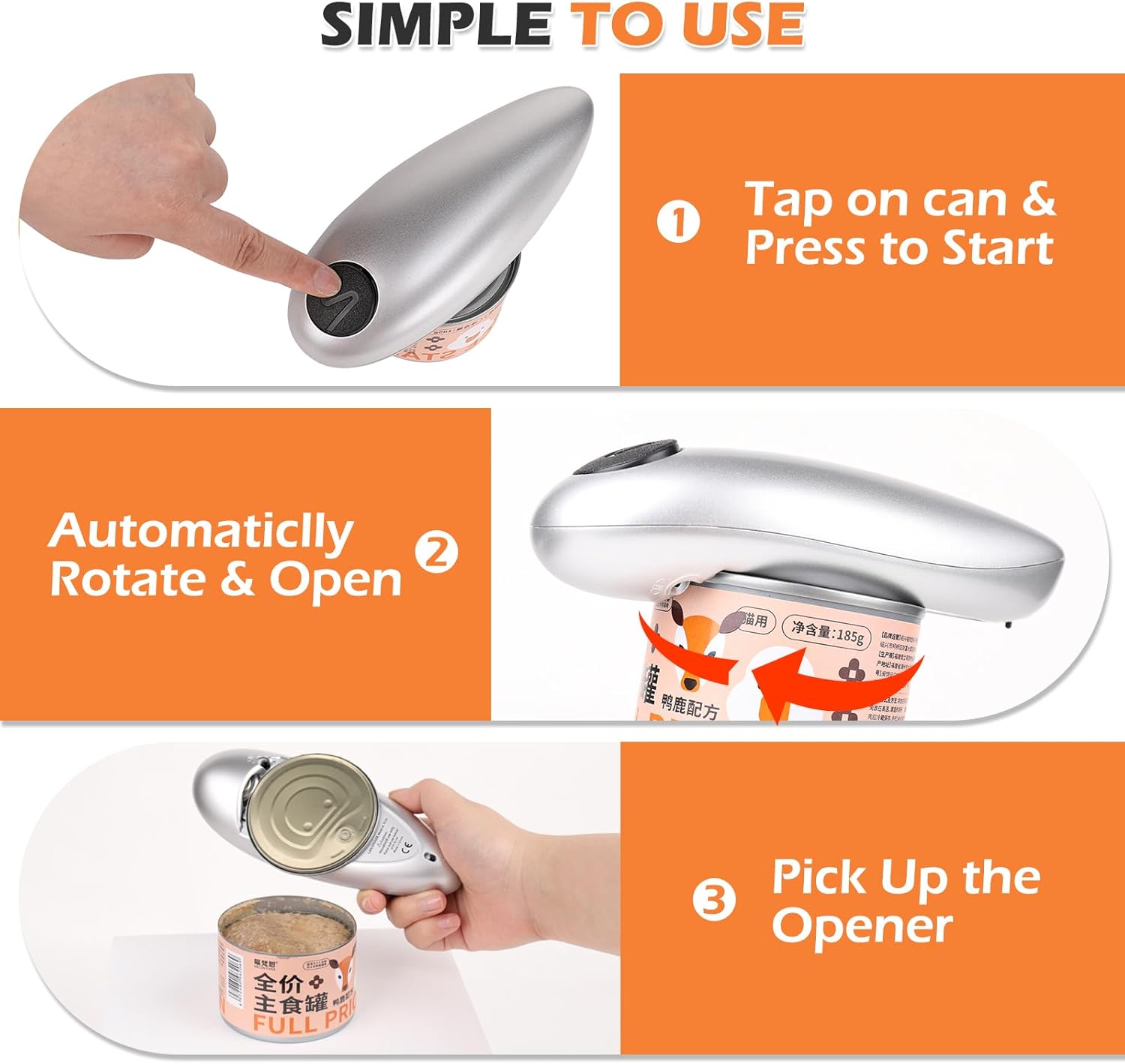 COVONEE One Touch Electric Can Opener
