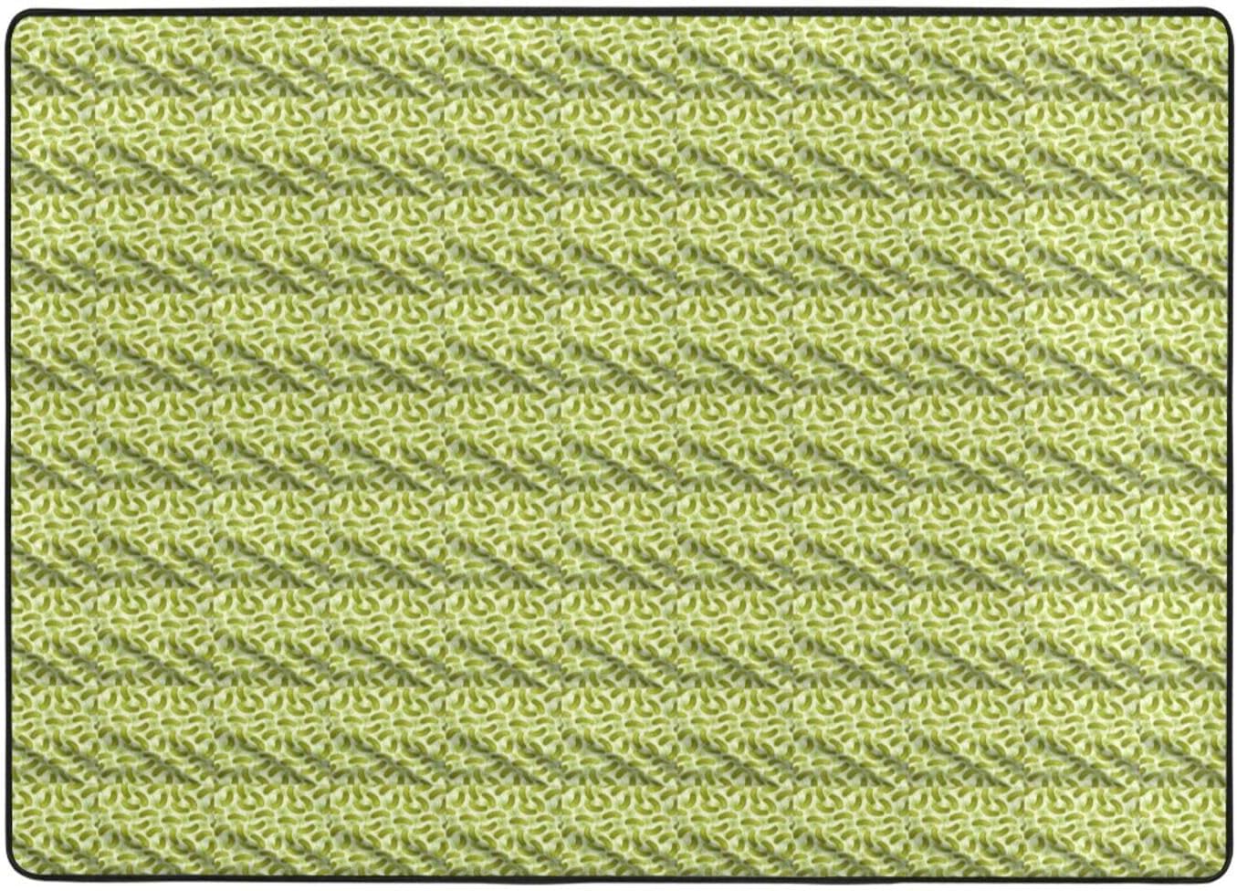BREAUXSushi Dill Pickles Print Non-Slip Floor Mat