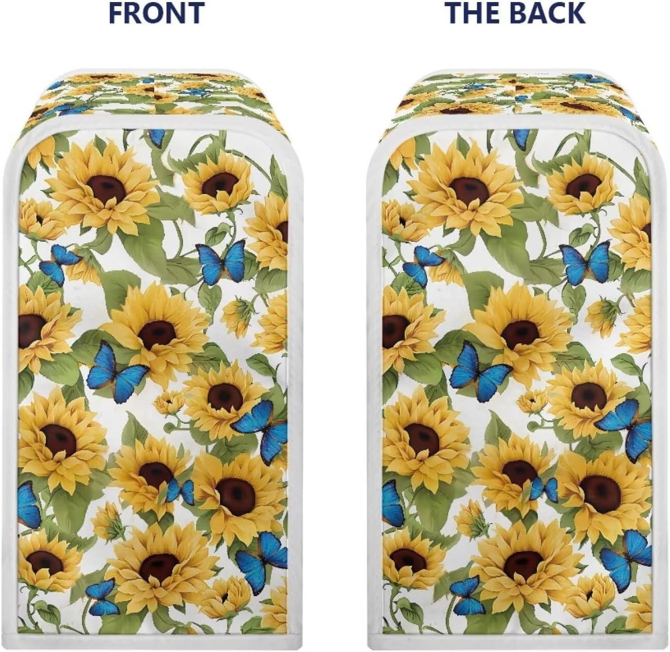Blue Butterfly Sunflowers Electric Can Opener Cover