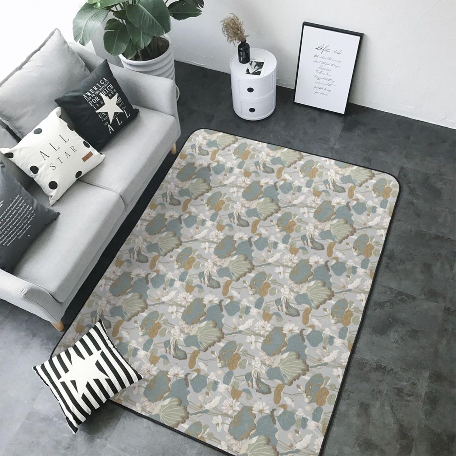 Breaux Black Lily Pads