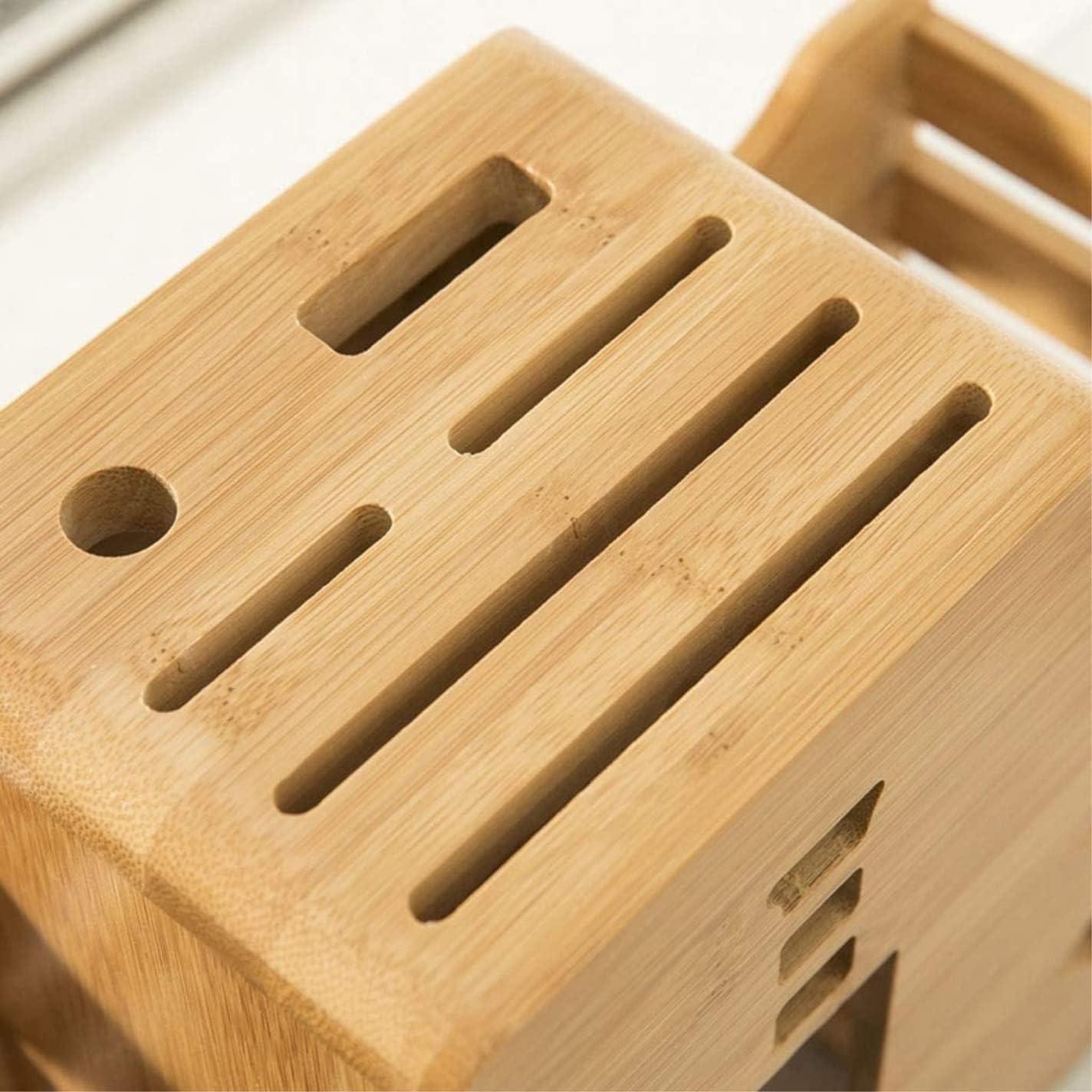 KAHOMEmanual Bamboo knife holder