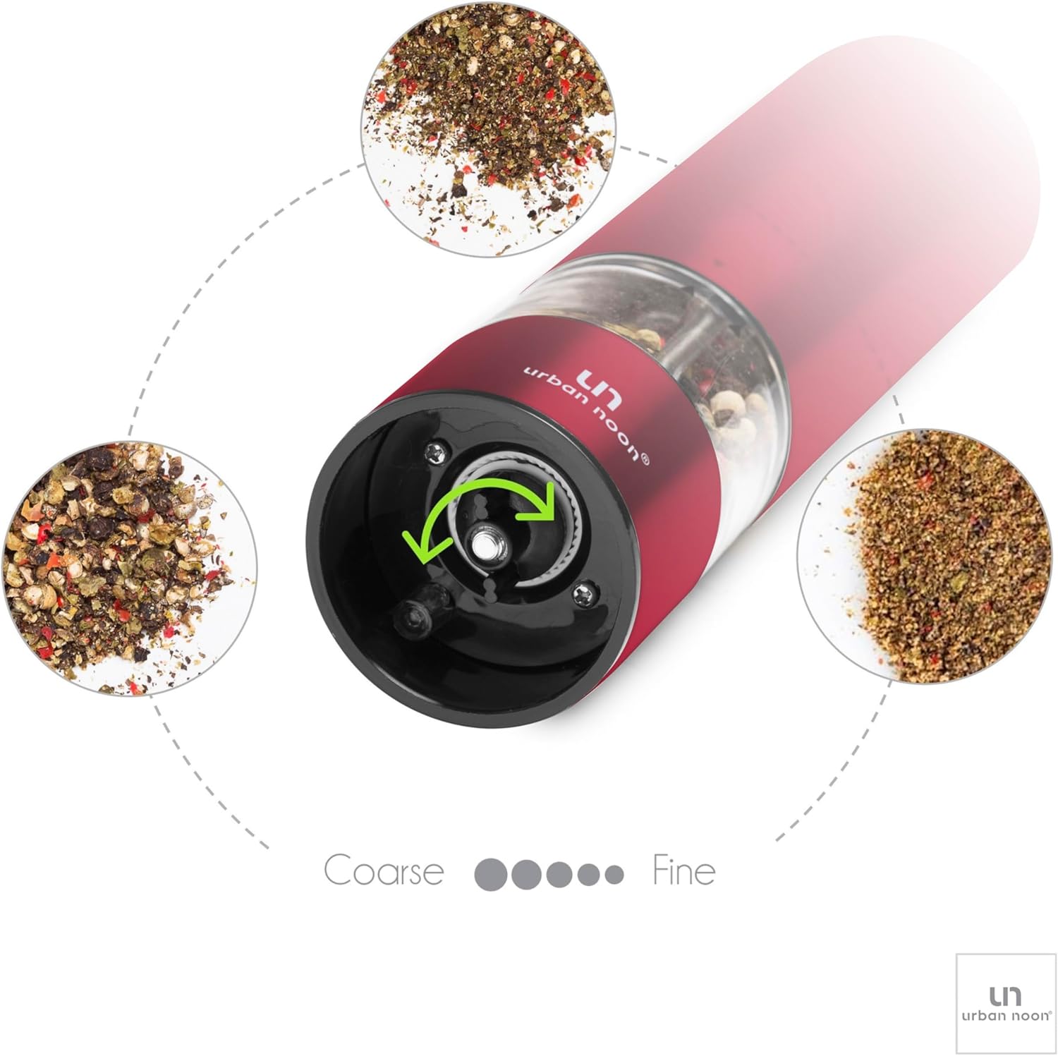 Elegant Battery Operated Salt Pepper Generator Set