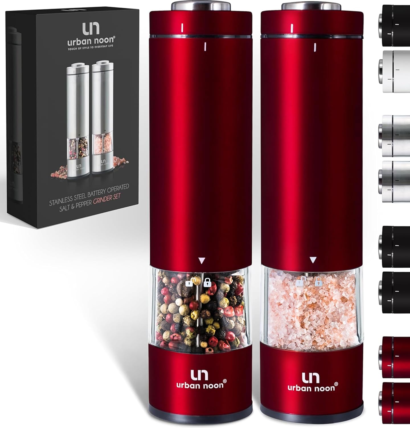 Elegant Battery Operated Salt Pepper Generator Set