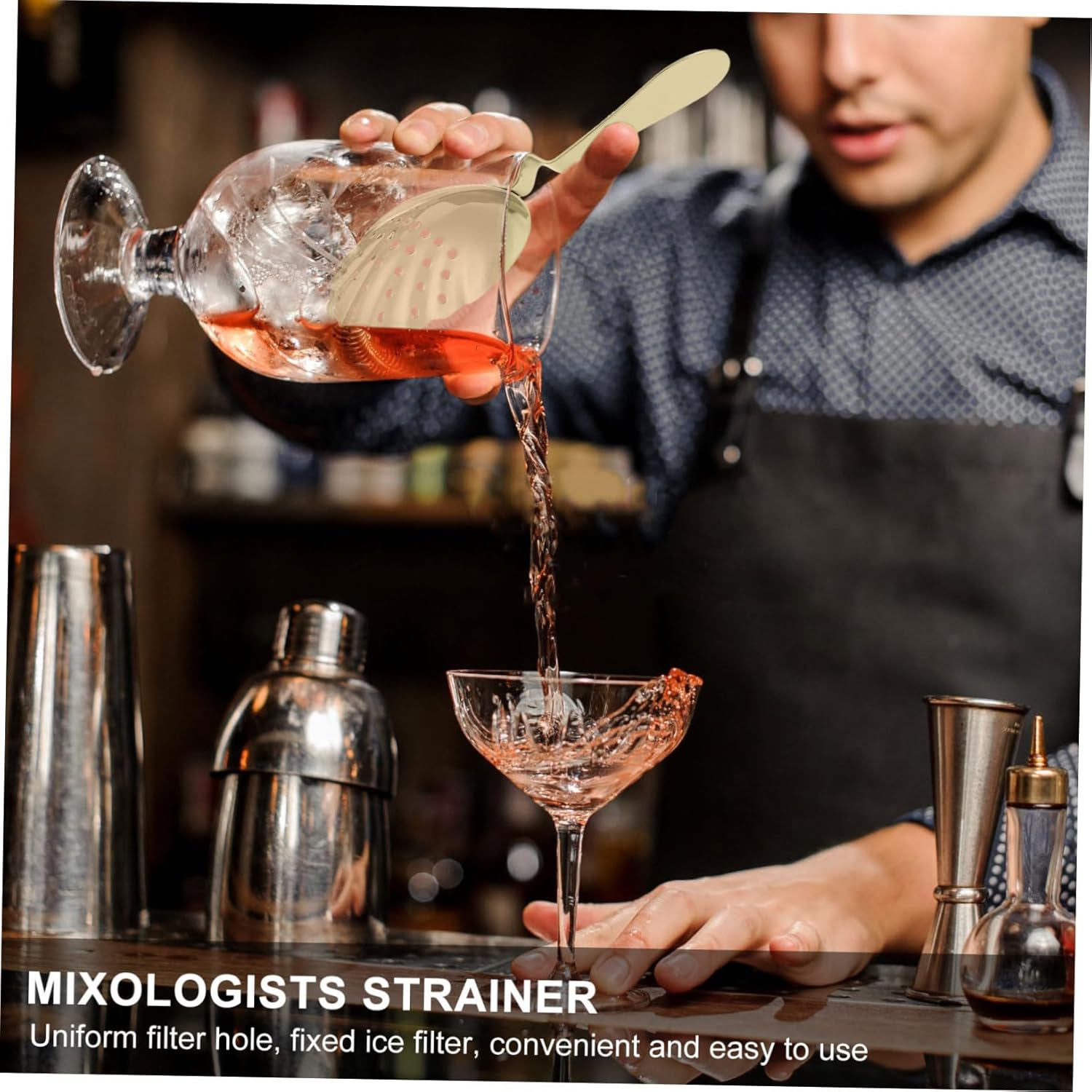 Zerodeko Ice Strainer -Professional Bartenders Tool