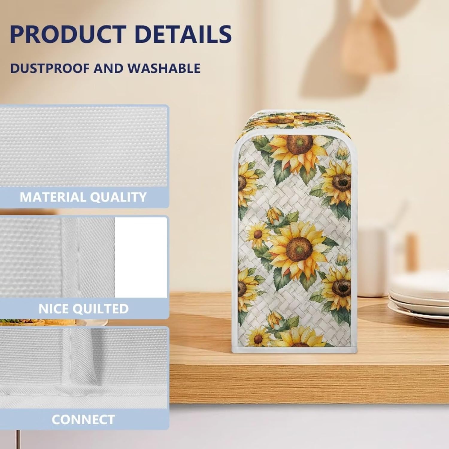 Sunflower Electric Can Opener Dust Cover