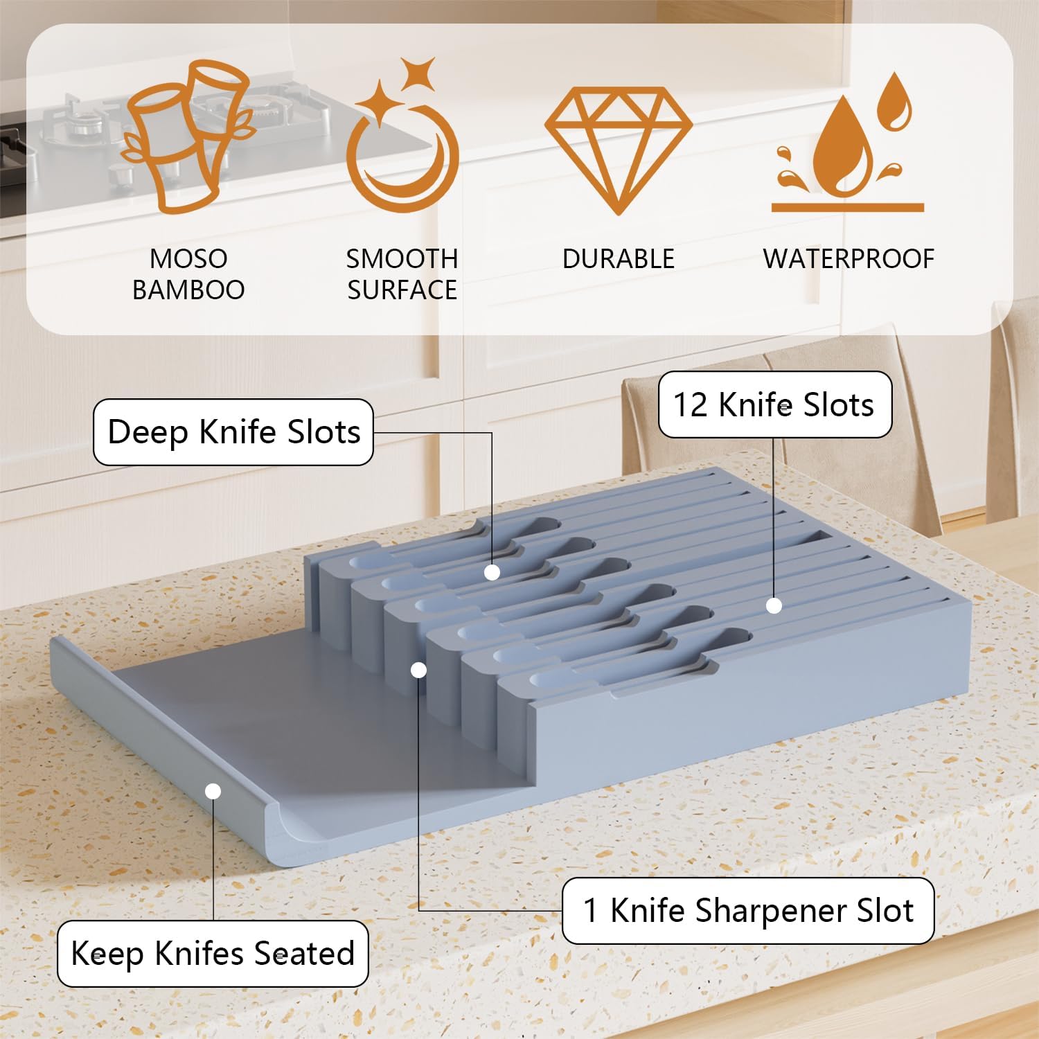 Full-Knife Organizer for Your Kitchen