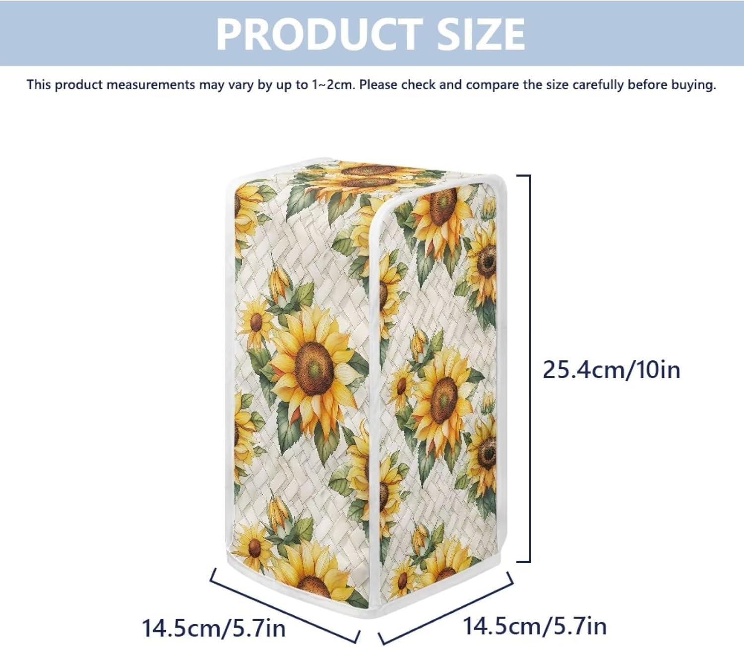 Sunflower Electric Can Opener Dust Cover