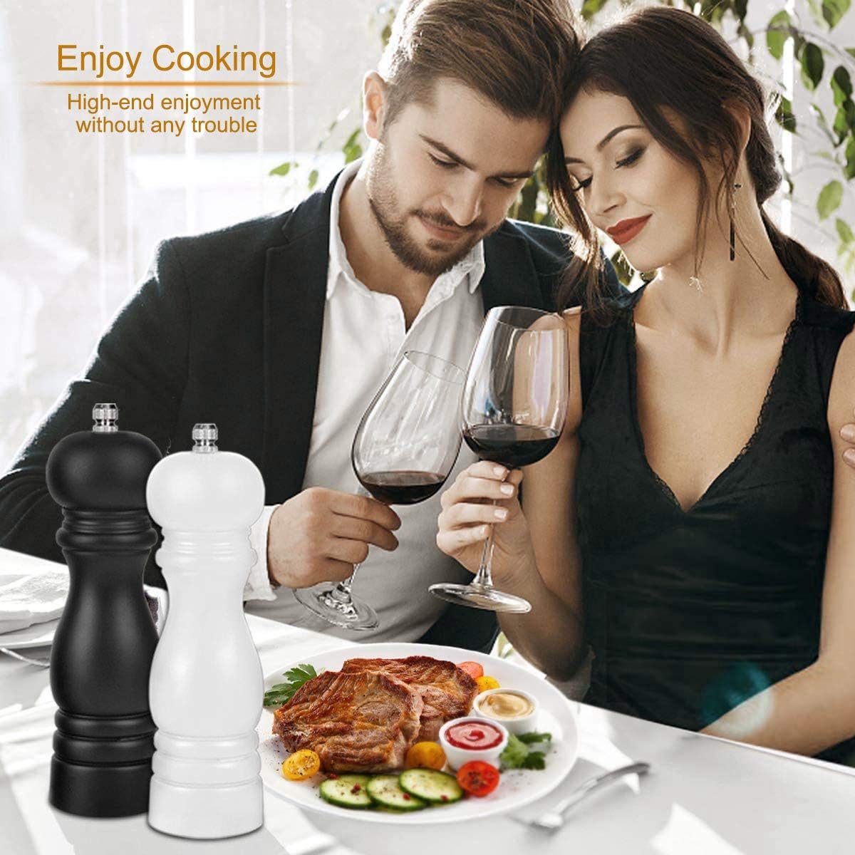 Premium Salt and Pepper Grinder Set