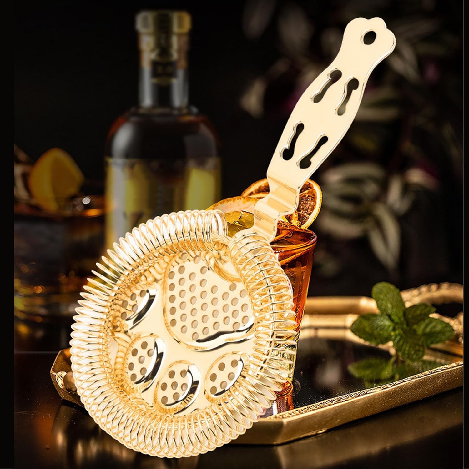 Stainless Steel Bar Strainer Professional Cocktail Tool