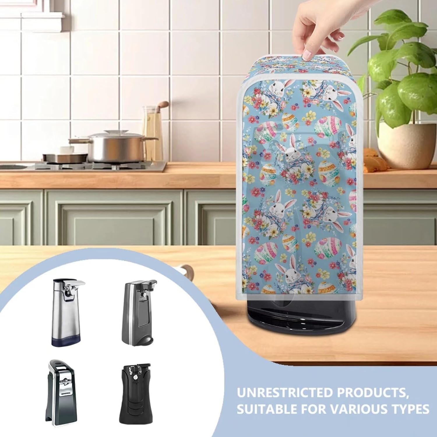 Easter Rabbit Protection Can Opener Dust Cover