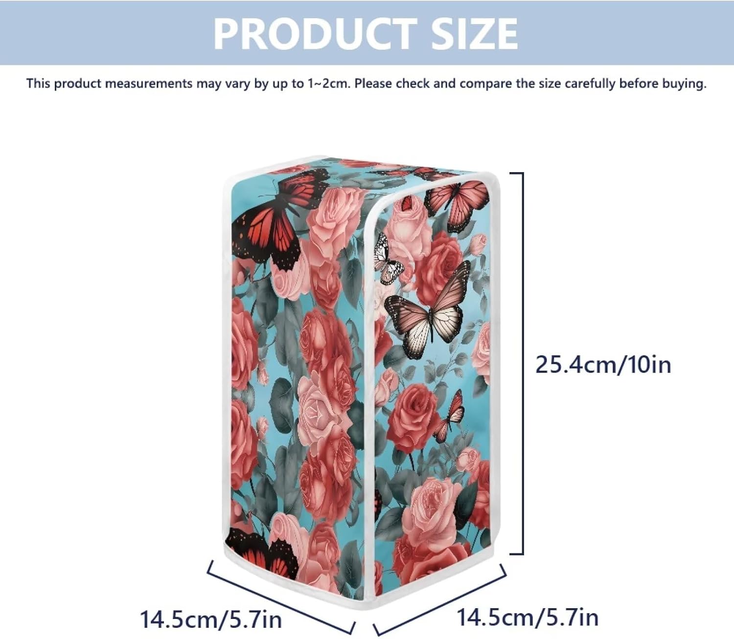 Stylish Can Opener Cover with Gothic Butterfly for Dust Protection