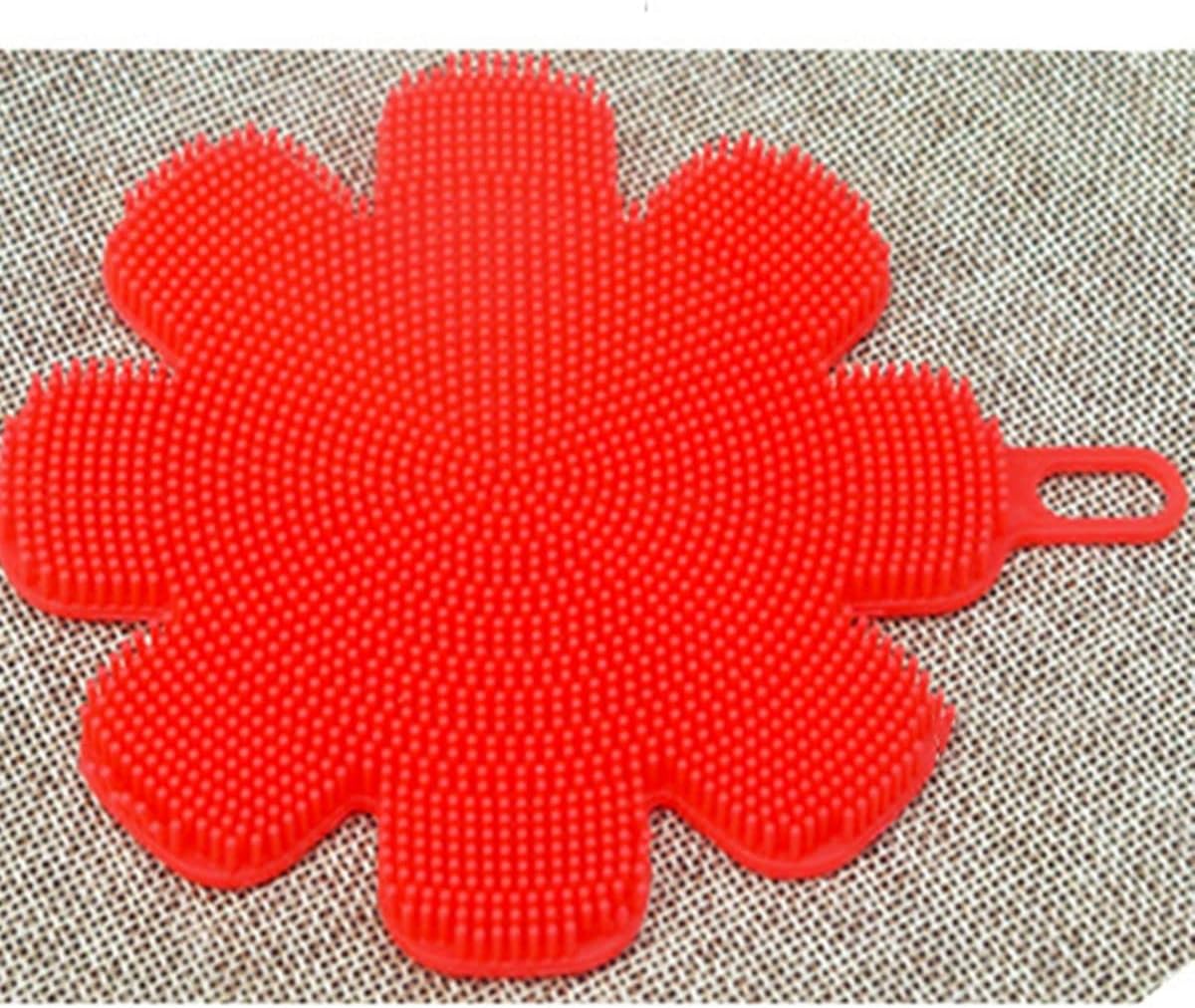 Star-Shaped Silicone Dish Brush Cleaning Tool
