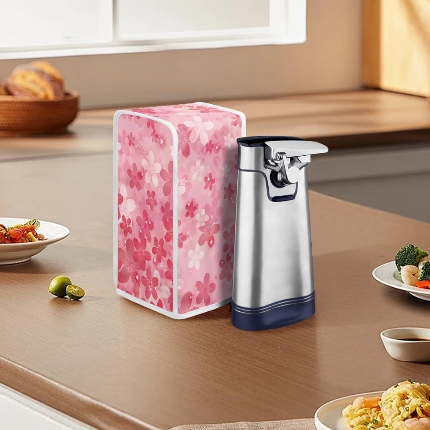Kathyboom Cherry Blossom Can Opener Dust Cover Protects from Dirt and Scratches