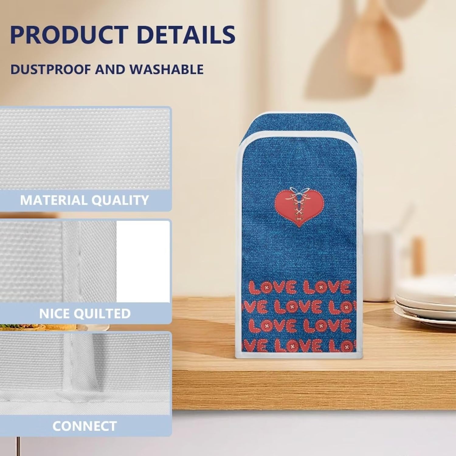 Love Heart Dust Cover for Can Opener