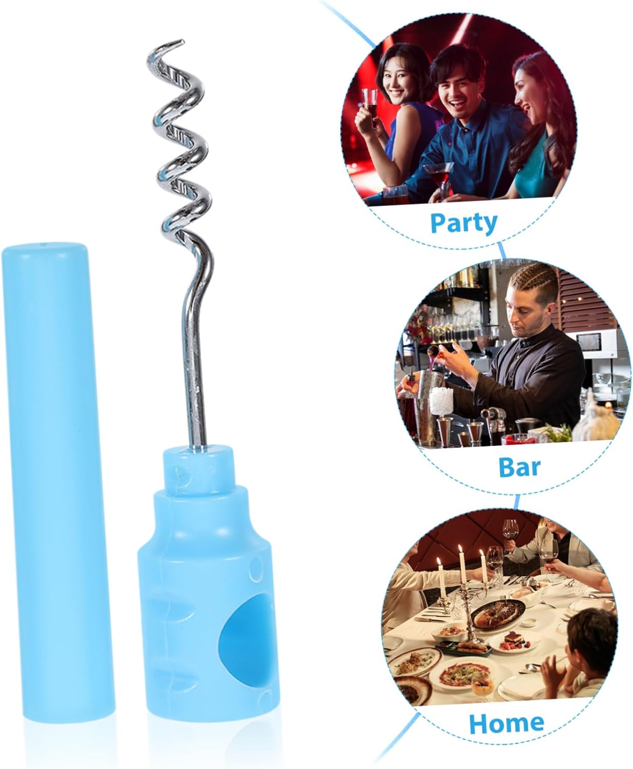 Zerodeko 5-Piece Wine Beer Opener for Camping Home and Parties