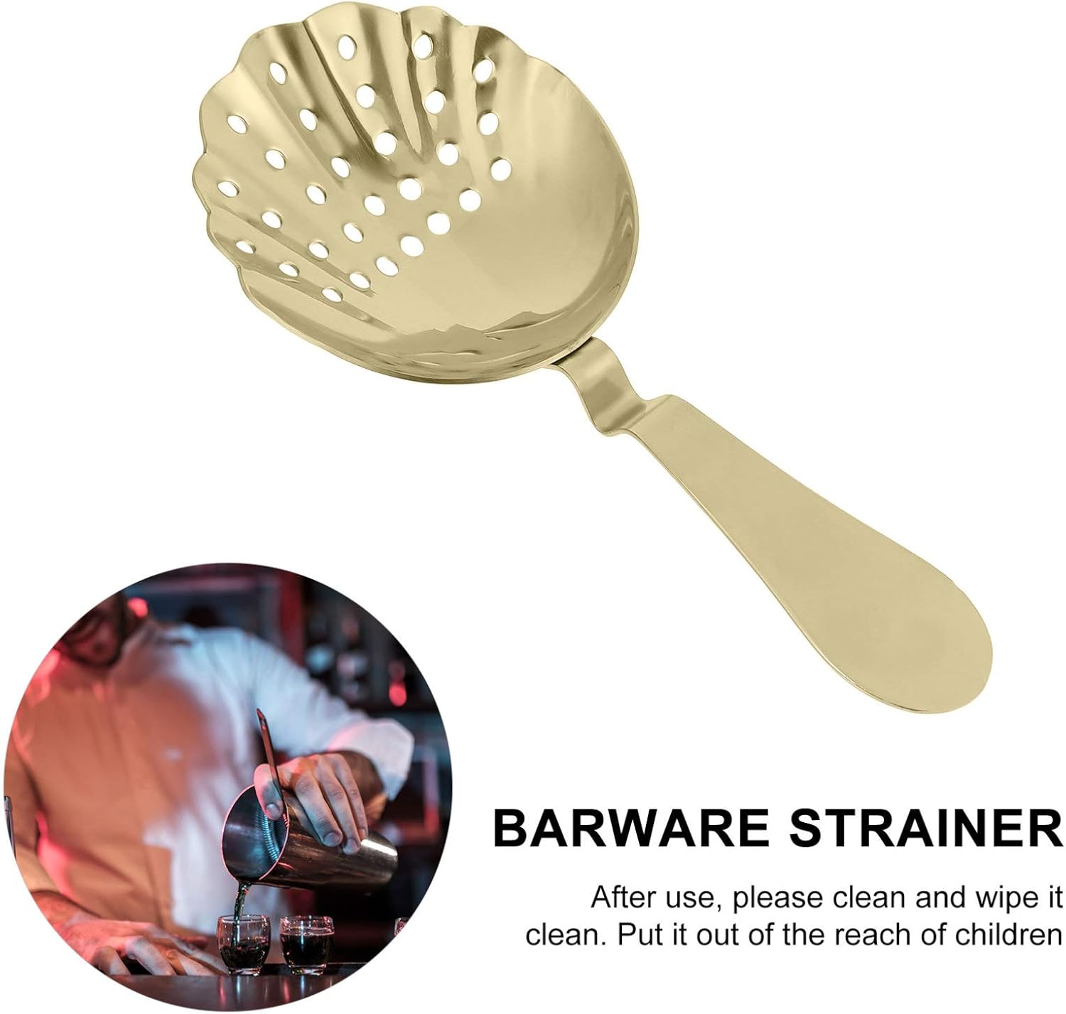 Cabilock 1pc Bartender Strainer