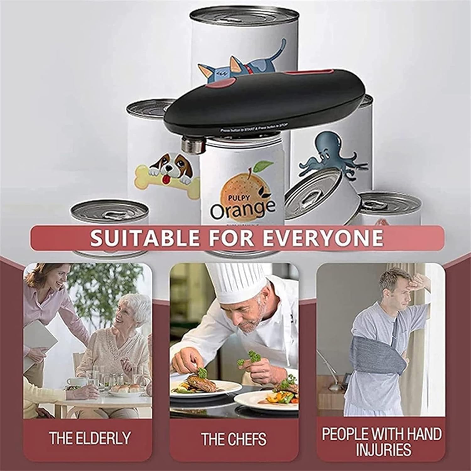Electric Can Opener for Kitchen