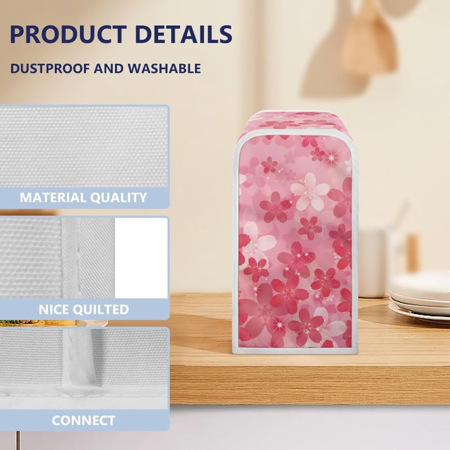 Kathyboom Cherry Blossom Can Opener Dust Cover Protects from Dirt and Scratches